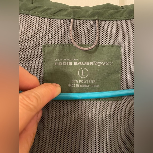 EDDIE BAUER packable windbreaker Sz L - Picture 2 of 8